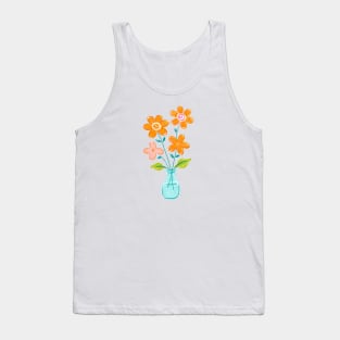 Cute-Abstract-Flowers Tank Top